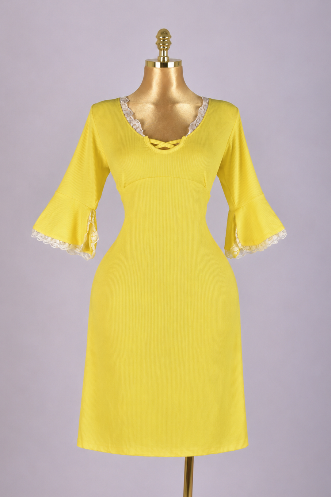 Lemon Whisper Lounge Dress