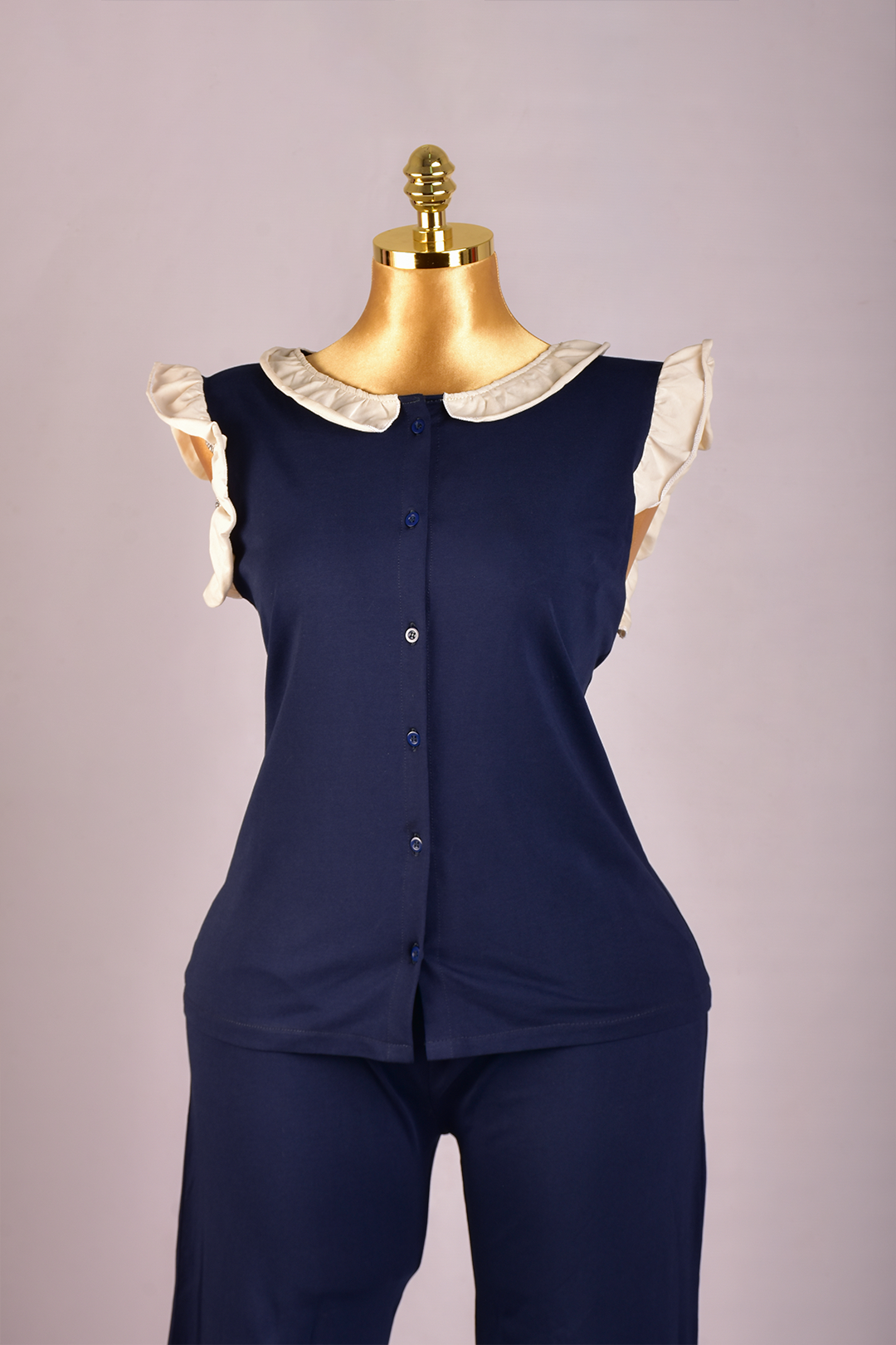 Navy Vanilla Pajama Set
