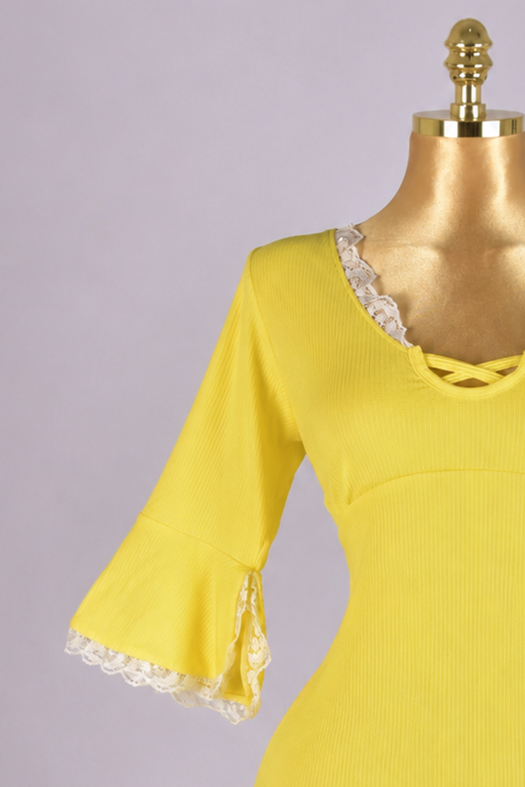 Lemon Whisper Lounge Dress