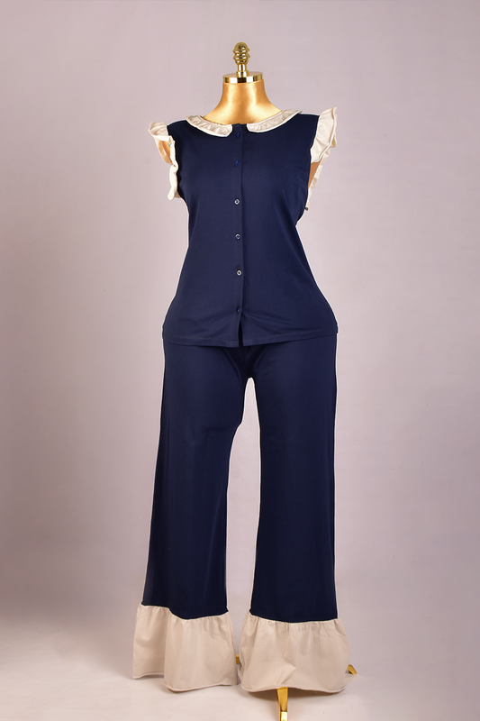 Navy Vanilla Pajama Set