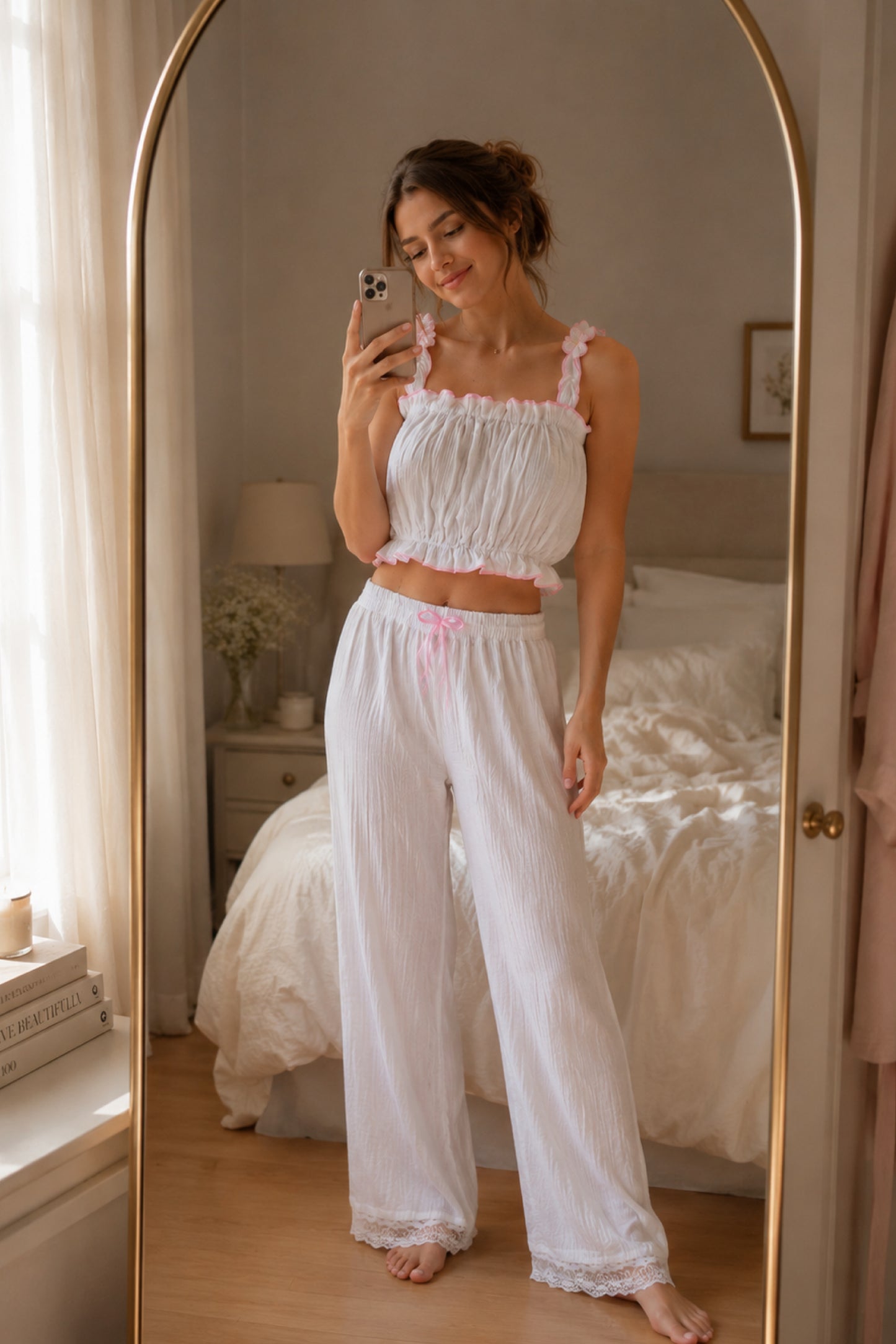 White Tulip Loungewear Set